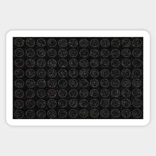 Black Circles Sticker